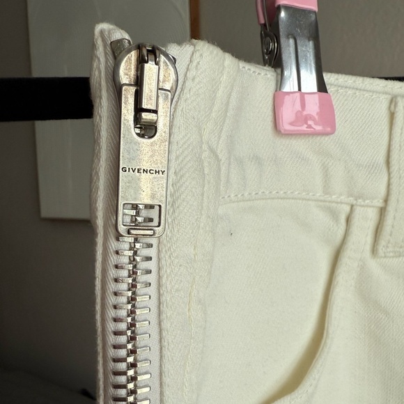 Givenchy Cream Denim Skirt - Picture 5 of 7